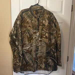 Browning Realtree Camo Hunting Set - Jacket/Shirt & Pants - Like New